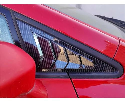 HJLJCZ 2 uds ABS persianas de Ventana Delantera de Coche Rejillas de ventilación Laterales para h-Onda Civic Sedan 2006-2011