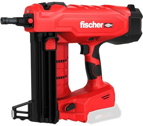 fischer Akku-Beton-Nagler FXC 85 Set, gasfreies Setzgerät, AMPShare Alliance, mit Tiefeneinstellung, für 500 Nägel pro Ladung, ohne Bosch ProCore 18V Akku, inkl. XL-Boxx