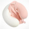 WY LIGHTING LEVEL Neck Pillow Cover, Travel Neck Pillow Cover Pillow Travel U Neck Pillow Case Cover, U Shaped Neck Pillow Washable Cover, Airplane Pillow Cover (Only Pillow Covers, No Filler)(Pink)
