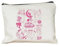 BODOBTF Come on Barbie Trousse de maquillage en toile pour femme Motif dessin animé Trousse à crayons Portefeuille Étudiant Trousse de toilette réutilisable Cadeau, 7, 22cmX18cm