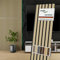 HEXIM Akustikpaneele Holz 140x30cm Grande - 4er Set (1,681m²) Holzpaneele Wandpaneele 21mm Schalldämmung MDF Akustikfilz Wandverkleidung Hellbraun Light Oak