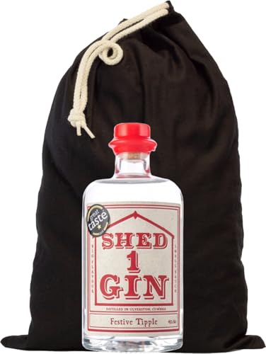 InterGin | Gin Special Shed 1 Gin Gift presented in a Sack with Wood Wool