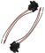 LOORGVEL 2Pièces Connecteur de Faisceau Câblage pour Feux Arrières de Voiture avec Doublure pour Feux de Frein et Clignotants Adaptateur de Prise pour Éclairage LED Automobile