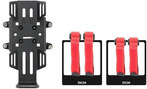 Motorcycle Rear Rack For BMW R1200GS R1250GS Motorcycles Luggage Cases Bracket Bottle Holder Gasoline Oil Bottle Tanks Fuel Canister Holding Plate(Style2 Black)