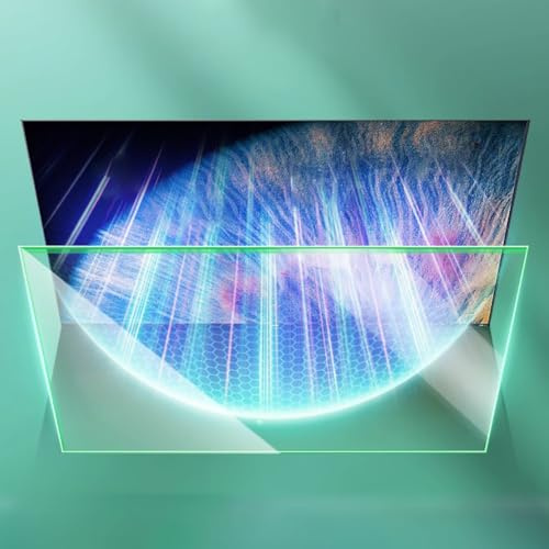 XNXYZABCE TV Screen Dustproof Filter Film, Frosted LCD TV Screen Protector Anti-Scratch Matte Display Film Compatible with Most TVs Computers Multiple Sizes(L107.8xw62.8cm)