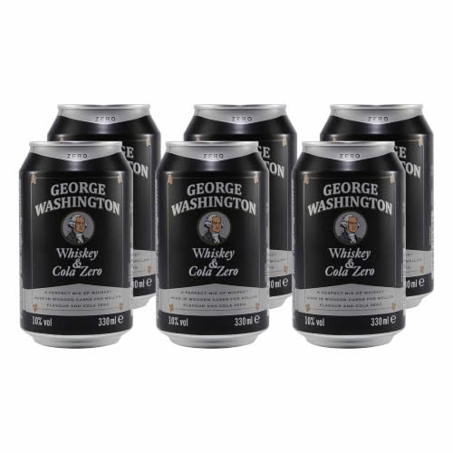 George Washington Whiskey & Cola -Zero- (12 x 0,33L) EINWEG