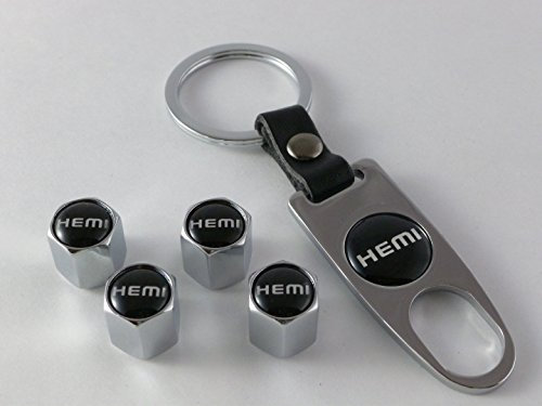 Garage-SixtySix Ventilkappen Set HEMI Chrom inkl. Schlüsselanhänger