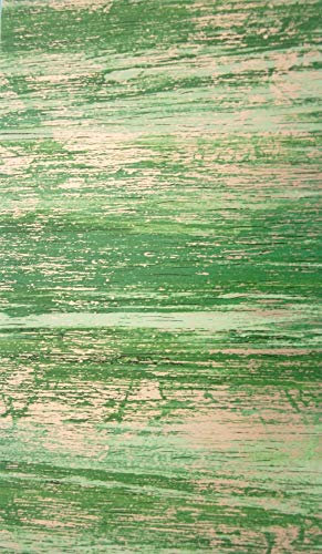 Wachsverzierfolien Holzmaser Anzahl 1 Stück, Größe 155 x 90 mm, Farbe grün/gold