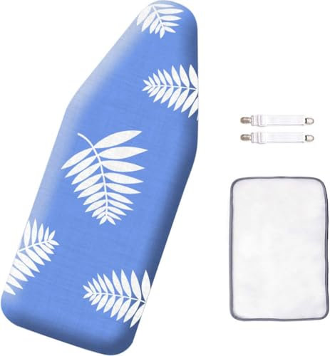 SheeChung Housse de Mini Planche à Repasser de 31,8 x 81,3 cm – 100% Coton et Rembourrage Extra épais, résiste aux brûlures et aux Taches, pour Les Petites Tables à Repasser (Planche à Repasser Non