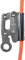 Mxtech Rope Descender, Portable Alloy Steel Climbing Rope Grab, Climbing Use for 8-16Mm Rope Diameter Outdoor Use(Hole hanging point)