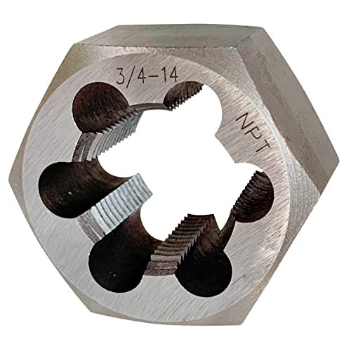 NPT Rohr-Sechskant-Schneideisen aus Karton, Stahl, 1,9 cm (3/4 Zoll) 14