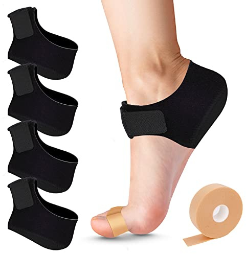 Sjchon 2 Paar Fersenschutz Fersenpolster Fersensporn Atmungsaktiv Einlagen Fersensporn Damen Heel Cushion Spornfix Fersensporn Heel Cups Zur Linderung von Fersenschmerzen Achillessehnenentzündung
