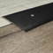 PROVISTON barre de seuil | Aluminium anodisé | Bronze foncé | Largeur 80 mm | Hauteur 3,5 mm | Longueur 1000 mm | À visser côté latéral | Barre de jonction | barre de recouvrement | 1 pièce