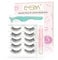 EMEDA Natürliche 3D Wimpern mit Kleber Und Pinzette 5 Paar Kurze Wimpern mit Kleber Natürlicher Look Falsche Wimpern Set Wispernde Streifenwimpern mit Applikator (natürlich 06)