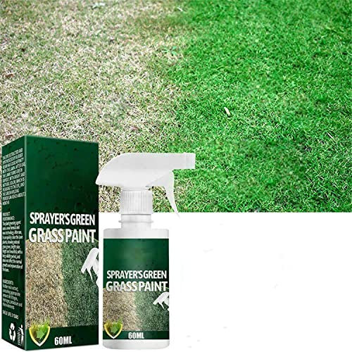 Sprayer's Green Grass Paint, natürlich aussehende Rasenfarbe, schnell wirkende, umweltfreundliche Rasen- und Rasenfarbe, macht Flecken grün (1 Stück)