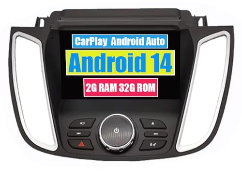 RoverOne Auto Stereo für Ford Kuga 2012 2013 2014 2015 2016 2017 2018 2019 mit Android Multimedia-Player Navigation Radio Stereo Touchscreen Bluetooth WiFi USB Mirror Link