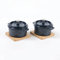 HAWOK Enameled Cast Iron Mini Cocotte Sauce pan with Lid 270ml/9.13oz/1.08cups Mini Dutch Oven Navy Blue