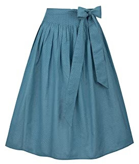 Stockerpoint Damen Molina Midi Dirndlschürze, rauchblau, 40-44