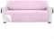 pour Housse de canapé réversible 3 places - Pour animaux de compagnie - Antidérapante - Inclinable - Pour fauteuil - Protection de canapé pour chiens - Rose