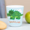 Wanapix | Kunststoffbecher mit Namen für Kinder | Unzerbrechlicher Trinkbecher Personalisierter | Schule/Kindergarten| BPA freier | 235ml | Dino