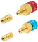 R1234yf Kältemittel Schnellanschluss Set - Klimagas R134a Kältemittel Auto auf R134a High/Low Side R1234YF R134a Adapter Klimaanlagen Kältemittelsystem Evakuierung und Aufladen (2 Stück)