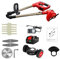 Cisaille à gazon portative de taille-haie, Tondeuse à gazon électrique portative tondeuse pliable réglable jardin élagage outils électriques de coupe batterie au Lithium 8 accessoire Léger et facile à