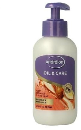 6er Pack - Andrelon Haarcreme - Oil & Care - für trockenes und lockiges Haar - 200ml