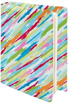 NICENEEDED Scrawl Dehnbare Buchumschläge, Dehnbare Buchhülle, Elastischer Stoff, Stretch, Taschenbuch, Hardcover, Buchschutz