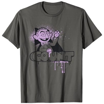 Sesamstraße Count Sprayed Muppets TV Series T-Shirt