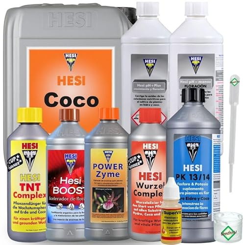 Weedness Hesi Coco Dünger Starter Set Profi - Grow Kit Naturdünger Anbau Indoor Outdoor