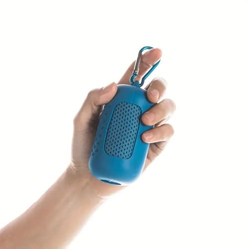 THE BAYIL - Sofort kühlendes Sport und Fitnesstuch, tragbar für draußen (Blau)