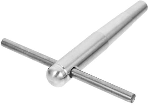 QUMIIRITY Trompetenreparaturwerkzeug Silbernes Justierwerkzeug Professionelles aus Solidem Metall Einfach zu Bedienen für Blechblasinstrumente Geeignet für Musiker und Reparatur