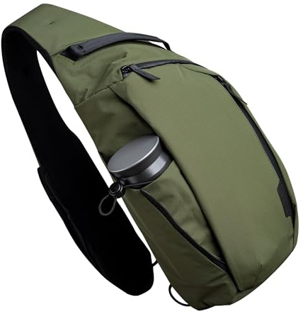 ALPAKA Metro Crossbody Shoulder Bag Sling Backpack Axoflux 210D Left/Right | Paded Sleeve Fits 11 Tablet, with YKK Zipper, Expandable Bottle Pocket, Key Leash, Passport Holder, Phone Bag