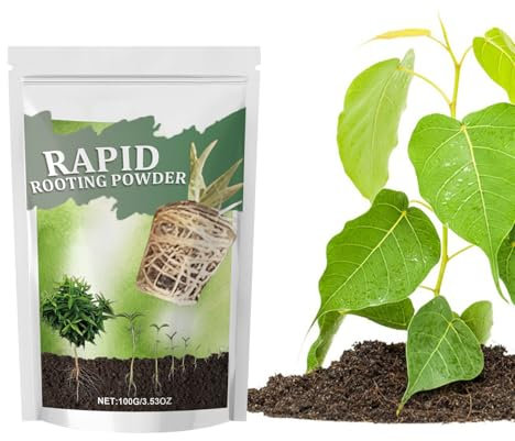 Rooting Powder for Cuttings - Growth Stimulator for Houseplants - Gentle Root Growth Promoting Powder for All Plants Flowers Succulents
