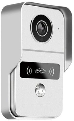 GNURBDILFO 1080P 10 Pollici 7 Colori Touch Screen Wireless Videocitofono WiFi Smart TUYA Kit Citofono Domestico per Accesso RFID Spina UE
