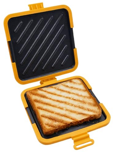 NIDONE Microonde Toastie Sandwich Maker Sandwich Dishing lavastoviglie e tostapane a microonde al Forno, Senza elettricità