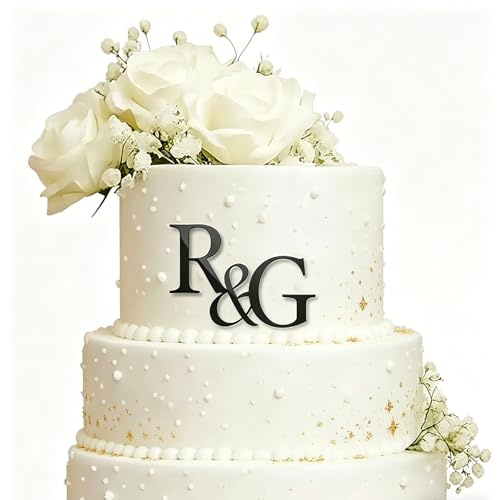 Personalisiertes Namensschild Für Torten, Individueller Cake Charm Aus Acryl Für Hochzeit, Jahrestag & Valentinstag, Kuchendekoration Für Paare