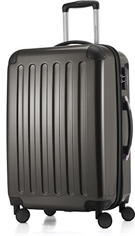 HAUPTSTADTKOFFER - ALEX - Bagage soute, Valise rigide, 4 roues doubles, 65 cm, 74 litres, Graphite