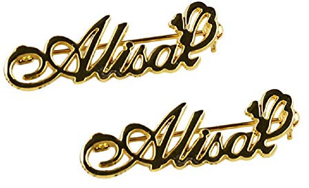 Name Brosche Pin personalisiert für Frauen Custom Name Brosche mit jeder Buchstaben Silber Gold Rose Gold Schmuck gemacht