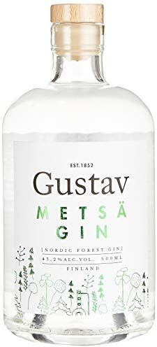 Gustav I Metsä Gin I 500 ml I 43,20% Volumen | Authentisch Nordischer Geschmack aus Finnland
