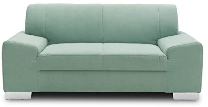DOMO. collection Sofa Alisson, 2er Couch, 2-Sitzer, 2er Garnitur, Polstergarnitur 164 x 83 x 75 cm (BxTxH), in grün