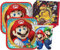 CAPRILO. Lote de Cubiertos Infantiles Super Mario (16 Vasos, 16 Platos y 16 Servilletas) .Vajillas y Complementos. Juguetes para Fiestas de Cumpleaños, Bodas, Bautizos y Comuniones.AB