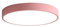 BigPinwheel Minimalist LED Bunte Macaron Deckenleuchte, nordischer moderner Stil Unterputz Kreative Deckenleuchte, 3 Farbtemperaturen, Schlafzimmer, Badezimmer, Esszimmer, Wohnzimmer (Pink, 60cm)