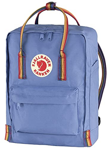 Fjällräven F23620 Unisex Kånken Rainbow Rucksack, Air Blue-Rainbow Pattern, 38 x 27 x 13 cm, 16 L