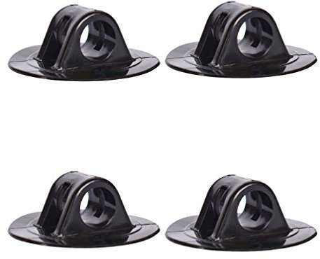 BESPORTBLE Feste Halterungsschnalle für Kajakmotoren: 4-teilige Motorhalterungsklemme, Schnallen für die Außenbordmotorhalterung am Sitz