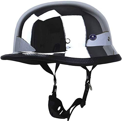 Casque De Moto Rétro, Casque De Moto Casque Ouvert, Bols De Casque De Cyclomoteur Vintage, Casque De Style Allemand Rétro Approuvé Par La CEE Pour A,S