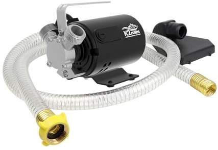 K2 Pumps UTT01004K 1/10 HP Flexible Impeller Transfer Pump.
