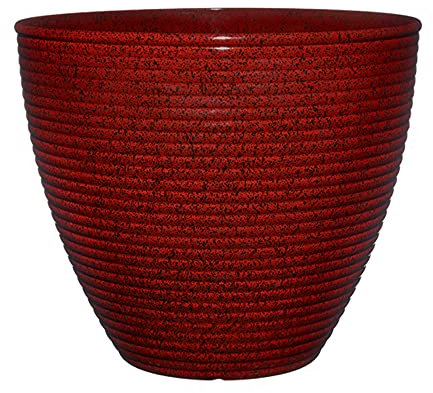 Classic Home & Garden Pot de Fleurs Rouge Lave