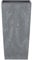 URBNLIVING Large Tall Concrete Effect Flower Plant Pot Indoor Outdoor Garden Patio Planters (Grey, 265mm Square)