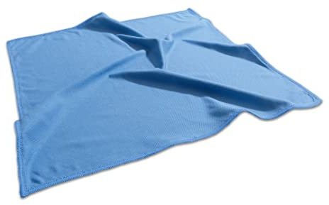 SIGEL Delta Microfibre Cloth 40 x 40 cm | BA189, blue, for dry or wet cleaning of whiteboards and glass boards